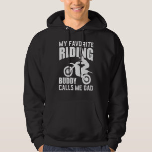 Moletom Pai De Motocicleta Sens Biker Funny Mx Ridin Favor