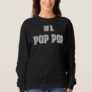 Moletom Pai de Pop de Pop Número 1 Saída do Dia de os pais