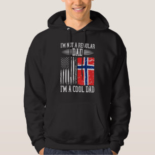 Moletom Pai de Raiz da Noruega - Bandeira Americana