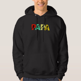 Moletom Pai de Rugby Papa Rugby Padre Retro