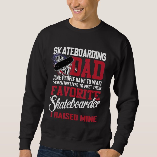 Moletom Pai De Skate Algumas Pessoas Têm Que Esperar (Frente)