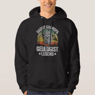 Moletom Pai do Avô Geólogo Legend Geology Pai Ro