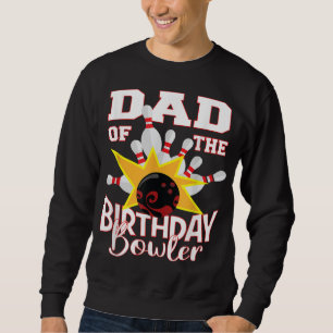 Moletom Pai Do Partido Birthday Bowler Kid Boliche Party