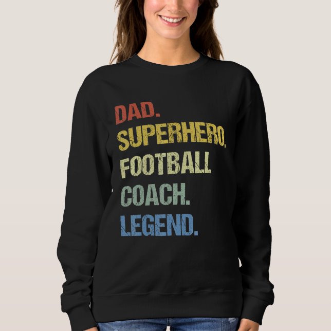 Moletom Pai do treinador de futebol (Frente)
