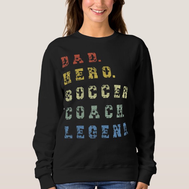 Moletom Pai do treinador de futebol (Frente)