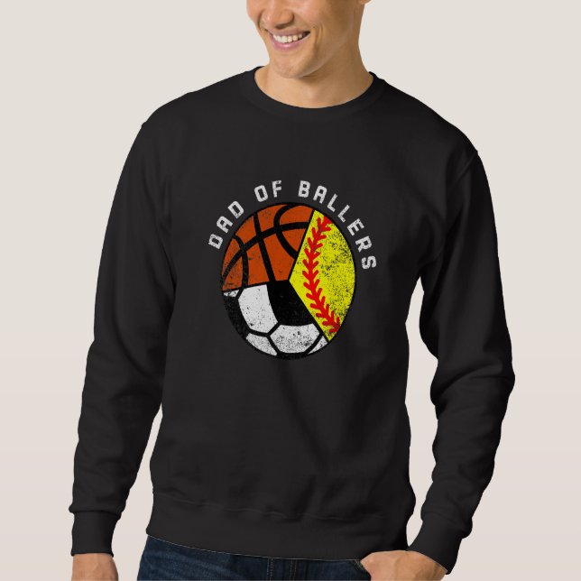 Moletom Pai dos Atletas Masculinos  Softbol Futebol Basque (Frente)