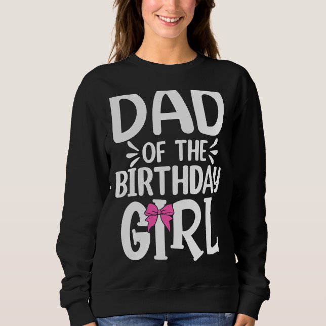 Moletom Pai Dourado Da Princesa De Aniversário Para O Pai (Frente)