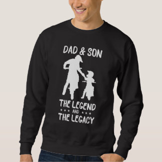 Moletom Pai E Filho Da Legenda E Do Antigo Motociclo B