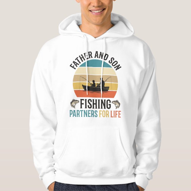 Moletom Pai e Filho Parcerios de Pesca para a Vida Design_ (Frente)