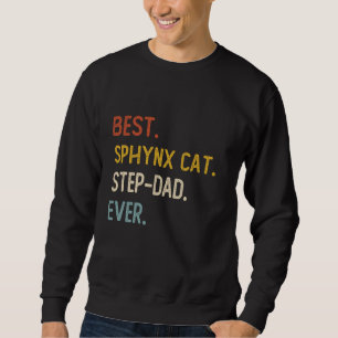 Moletom Pai Engraçado Melhor Pai De Gato Esfingx Alguma Ve