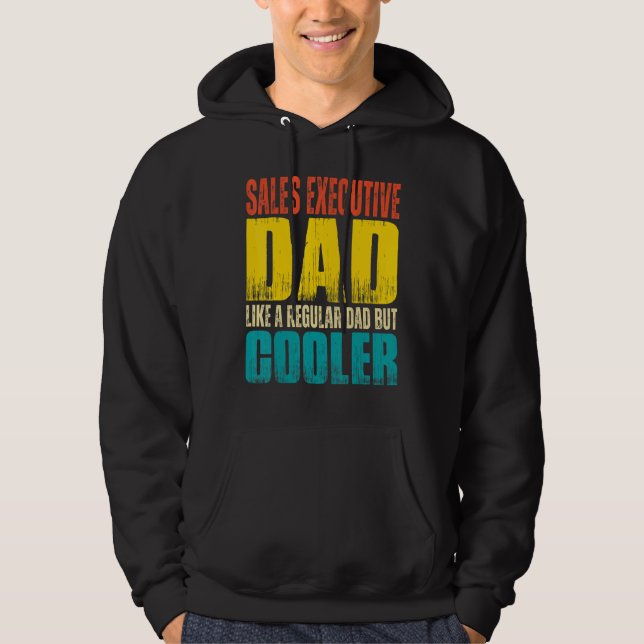 Moletom Pai Executivo de Vendas Masculino Como um Pai Norm (Frente)