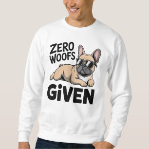 Moletom Pai Francês Engraçado Humor de Cachorro Introverti