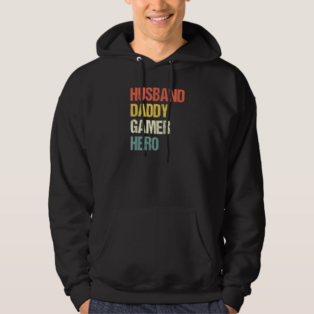 Moletom Pai Gamer Hero Pop Padre Gaming D (Frente)