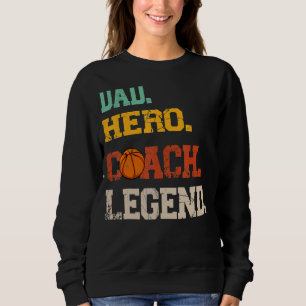 Moletom Pai Hero Coach Legend Futebol de Dia de os pais