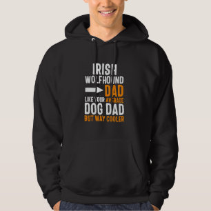 Moletom Pai Irish Wolfhound Como Seu Pai de Cachorro Médio
