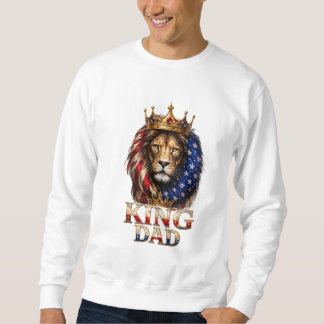 Moletom Pai Leão da Bandeira Americana 