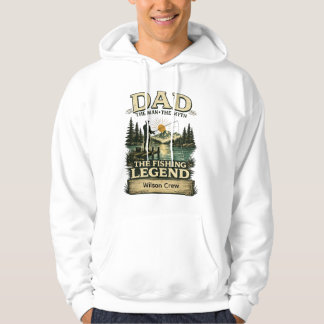 Moletom Pai Lenda da Pesca Camisola Personalizada