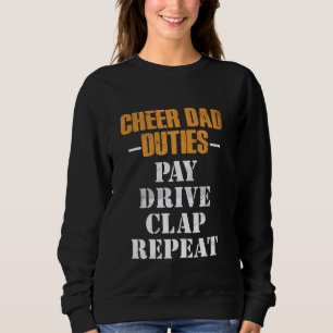 Moletom Pai Mais Cheio Paga Cheerleader Engraçado