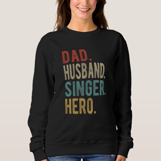 Moletom Pai Marido Cantor Herói Masculino (Frente)