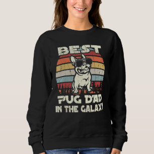 Moletom Pai Mens Best Pug No Retro Da Galaxy Vintage