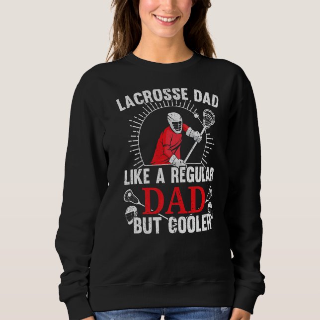 Moletom Pai Mens Lacrosse Melhor Pai De Familiaridade (Frente)