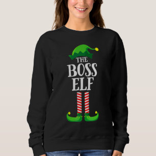 Moletom Pai Natal Chefe Combinando Roupa de Natal para Fam