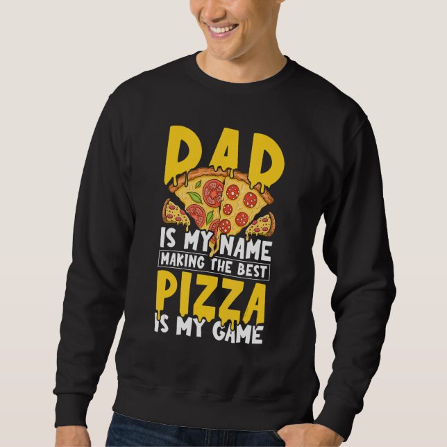 Moletom Pai Padeiro de Pizza Profissional Pizzeria Masculi (Frente)