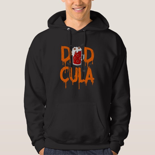 Moletom Pai Papai Fantasia de Monstro Drácula Halloween Fá (Frente)