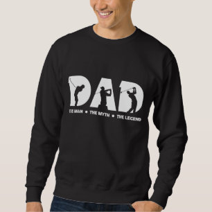 Moletom Pai para Homens O Mito A Lenda Golfer Gif