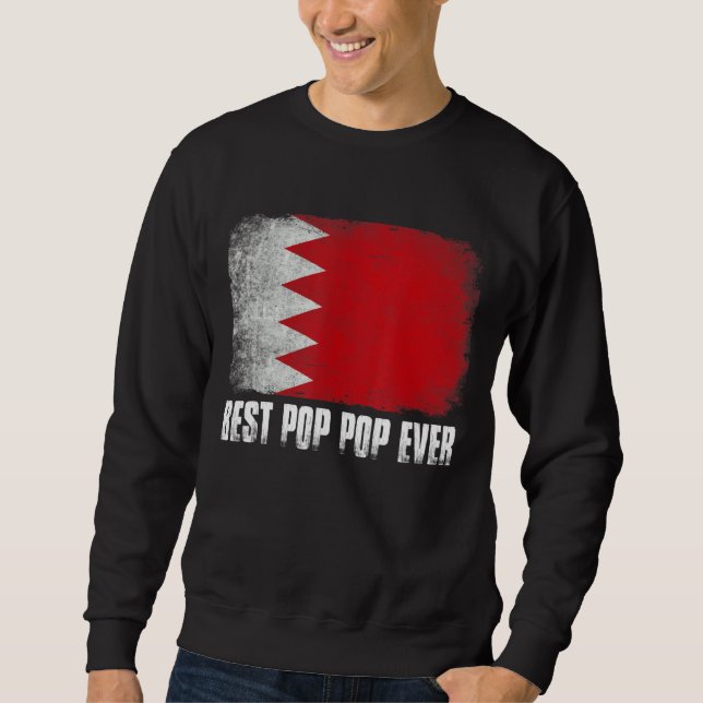 Moletom Pai Patriótico do Pop Ever Bahrain Flag (Frente)