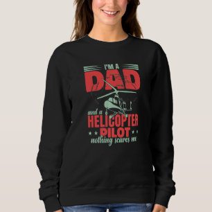 Moletom Pai Piloto de Helicóptero de Aviação Masculino