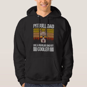 Moletom Pai Pitbull como um Pai normal, mas mais legal do 