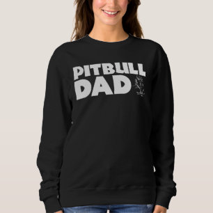 Moletom Pai Pitbull Engraçado Dia de os pais do Cachorro P