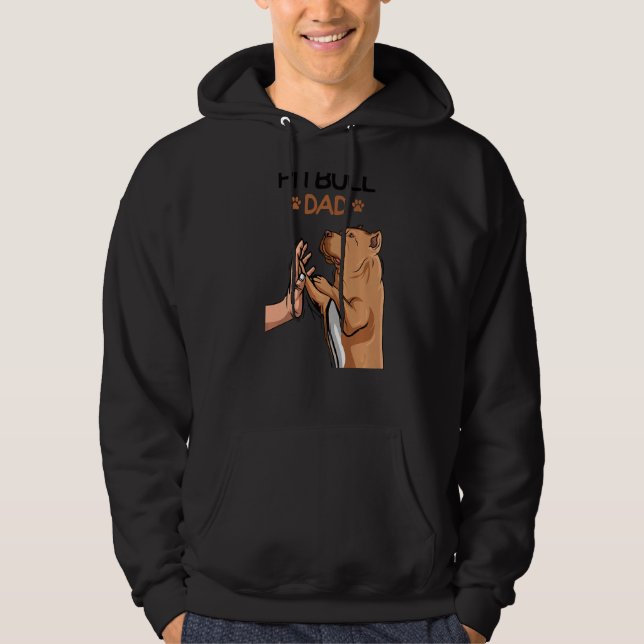 Moletom Pai Pitbull Meninos Pittie (Frente)