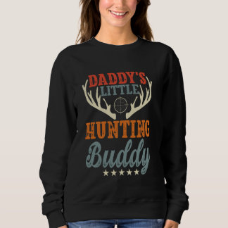 Moletom Pai Retro Caçador Pequeno Para Diversão De Pai