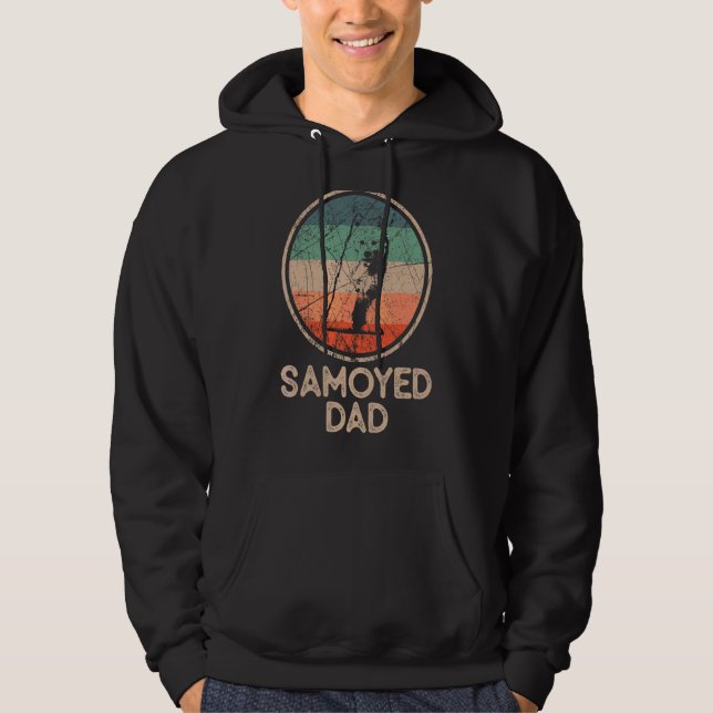 Moletom Pai Samoyed Dog Vintage (Frente)