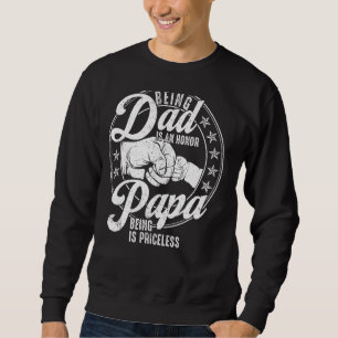 Moletom Pai Ser Pai É Hornor Papa é impagável
