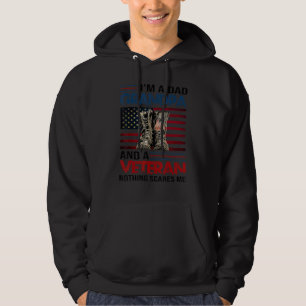 Moletom Pai Vovô Veteran Usa Flag Combate Boots Dog Tag