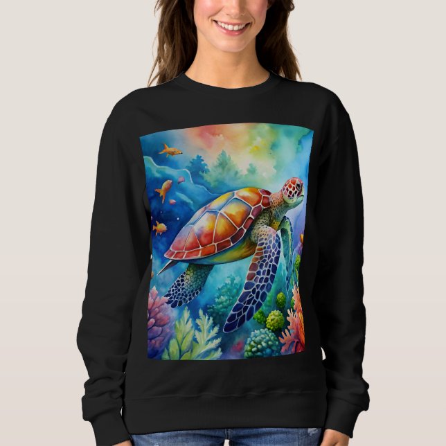 Moletom Painted Sea Turtle  (Frente)