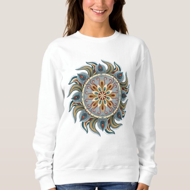 Moletom Painterly Mandala (Frente)