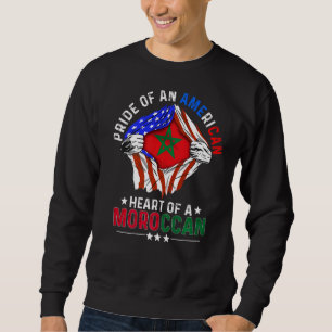 Moletom País Estrangeiro Mo do Orgulho Americano de Marroc