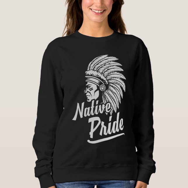 Moletom Pais Fundadores do Nativo Indígena Americano (Frente)