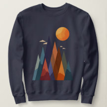 Paisagem com Montanhas e Sol