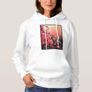 Moletom Paisagem de flor de cerejeira