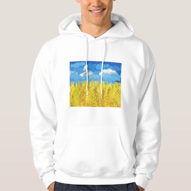 Moletom Paisagem de Sinalizador da Ucrânia (Frente)