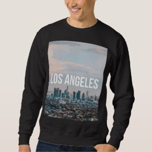 Moletom Paisagem Urbana Retro de Los Angeles Estética de V