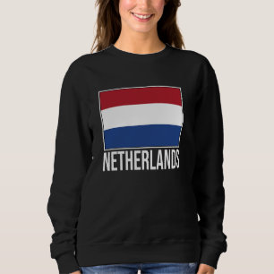 MOLETOM PAÍSES BAIXOS, NEDERLAND FLAG HOLLAND, ORGULHO NEE