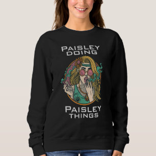 Moletom Paisley fazendo