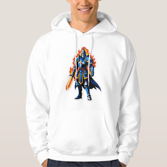 Moletom Paladino do Inferno – Cavaleiro Flamejante (Frente)