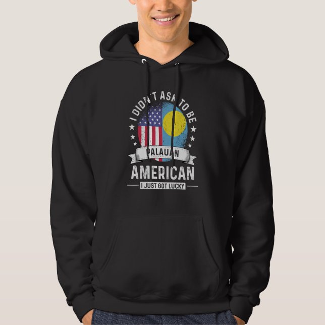 Moletom Palauan American Patriot Grown Humor Flag (Frente)